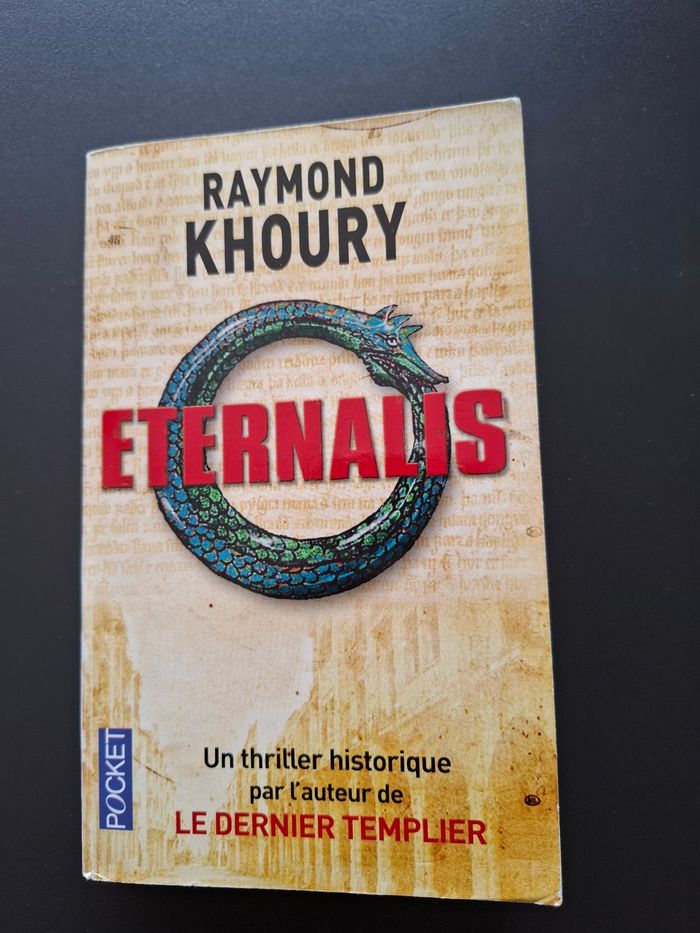 Thriller Eternalis de Raymond Khoury en bon état