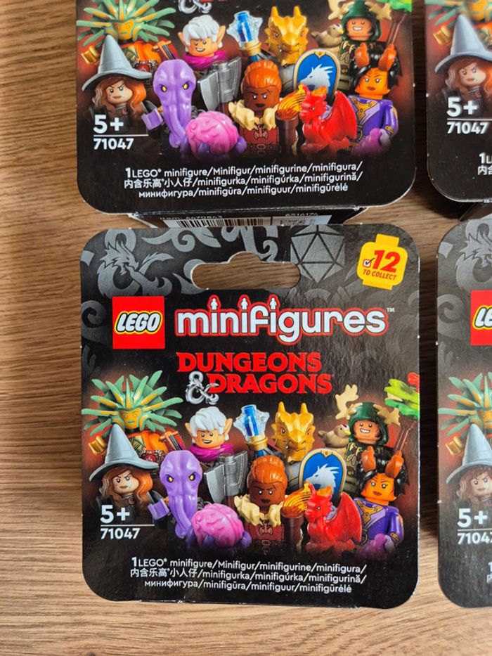 Lego 4 boîtes neuves et scellés de la série 27 donjon et dragon - photo numéro 2