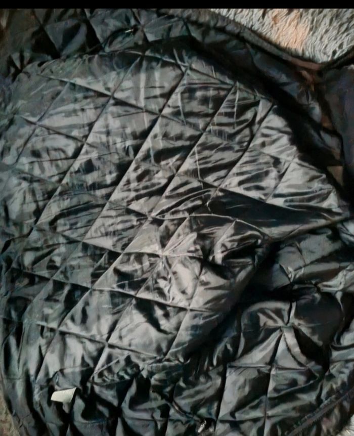 Manteau noir à capuche taille L mixte - photo numéro 10