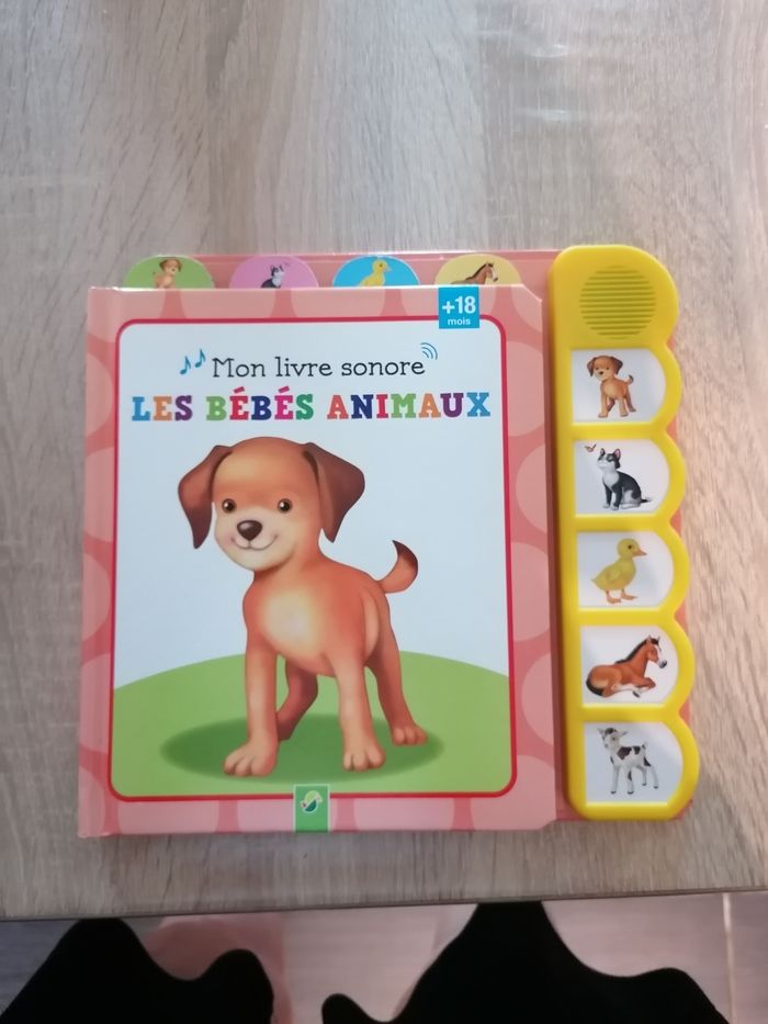 Livre sonore neuf les bébés animaux