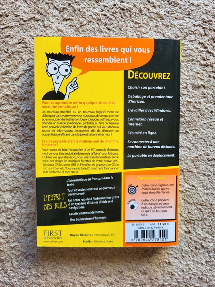Livre PC Portables pour les Nuls – 2ᵉ édition - Comme neuf - photo numéro 2