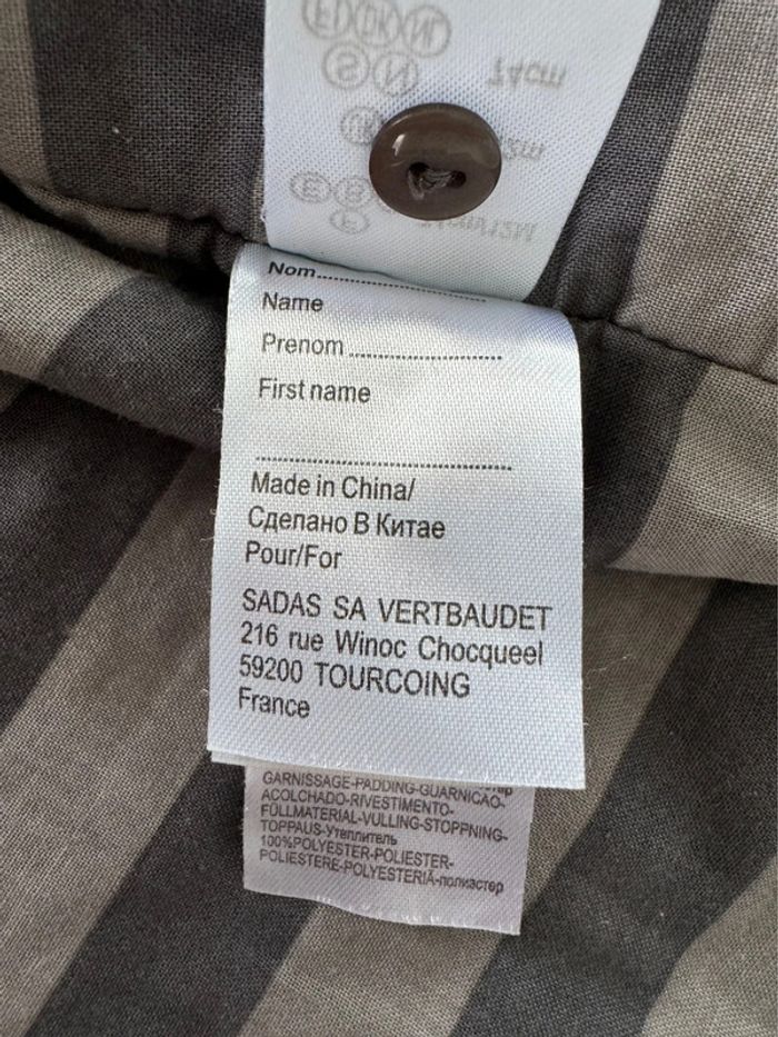 Manteau bleu marine Vertbaudet Taille 12 mois - photo numéro 7