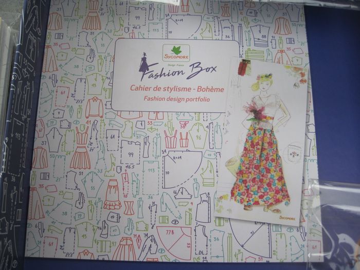 Fashion box neuve 5 planches de stylisme bohème Sycomore - photo numéro 6