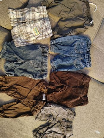 Lot shorts bébé 1 mois