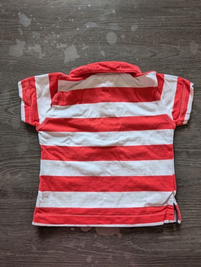 Polo rayé palmier - photo numéro 3