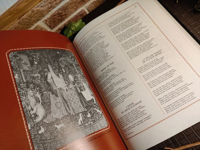 Anthologie de la poésie française
/ Reliure cuir
Tranche supérieure dorée
- Editions Famot 1973 - photo numéro 7