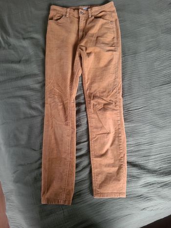 Pantalon en velours Camel Pimkie XS