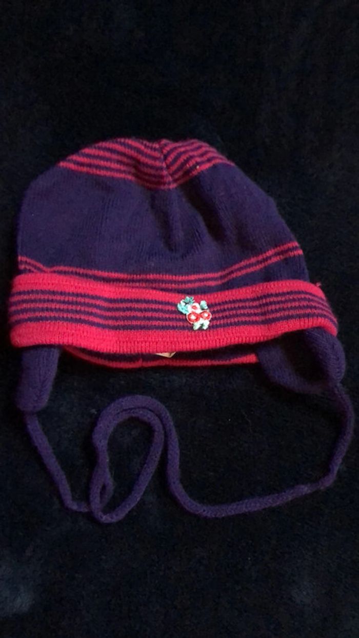 Lot  bonnets fille avec cache-oreilles - photo numéro 5