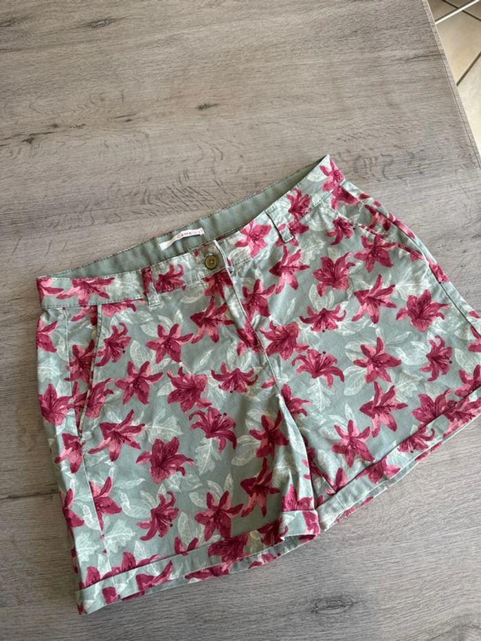 Short camaïeu L