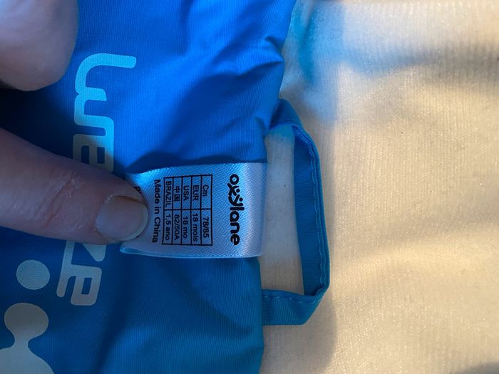 Combinaison ski bleu décathlon 18 mois - photo numéro 2