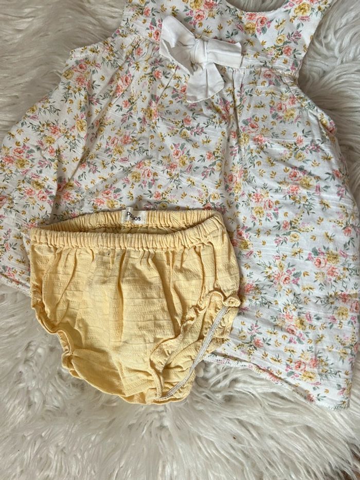 Fille 👧🏻 Ensemble d’été liberty lola palacios taille 18 mois - photo numéro 2