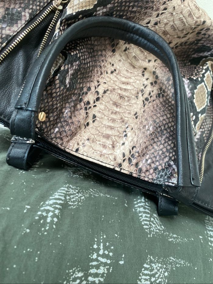 Sac à main python reptile Texto - photo numéro 5
