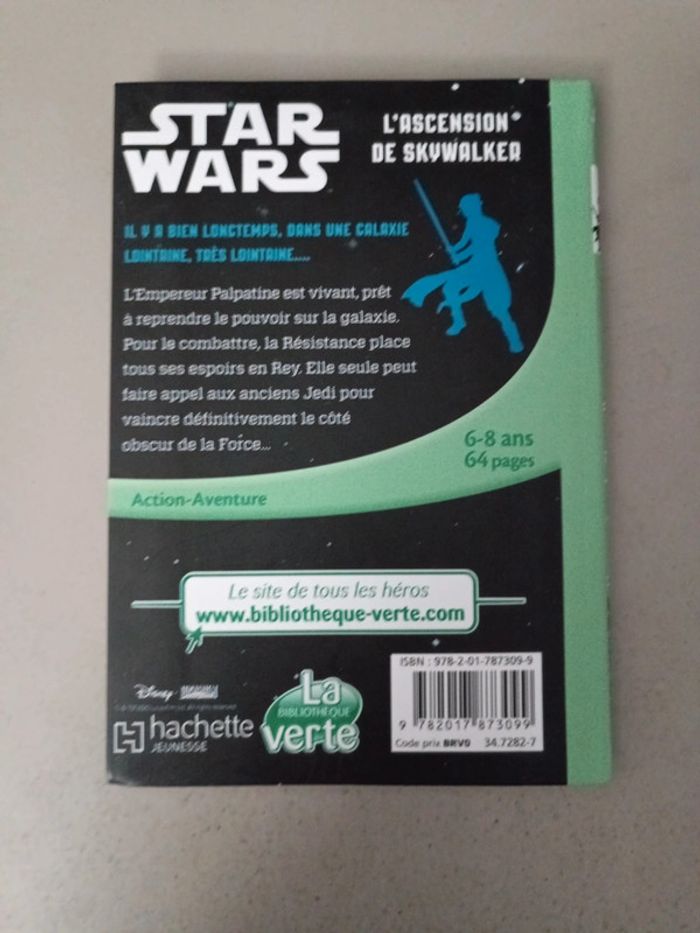 La bibliothèque verte Star Wars l'ascension de Skywalker. Numéro 9 - photo numéro 2