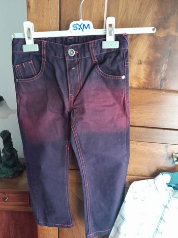 Jeans bordeau