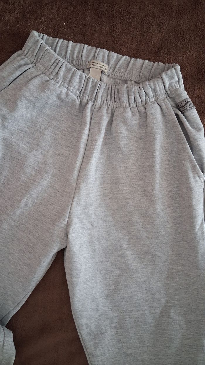 Jogging Pull & Bear gris clair taille xs - photo numéro 6