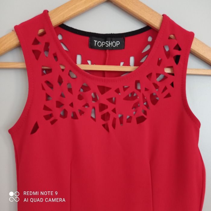 Robe rouge t36 Topshop - photo numéro 3