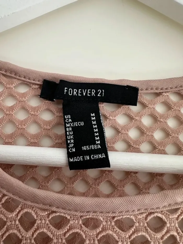 Body résille nude Forever 21 – Taille M – Neuf sans étiquette - photo numéro 6