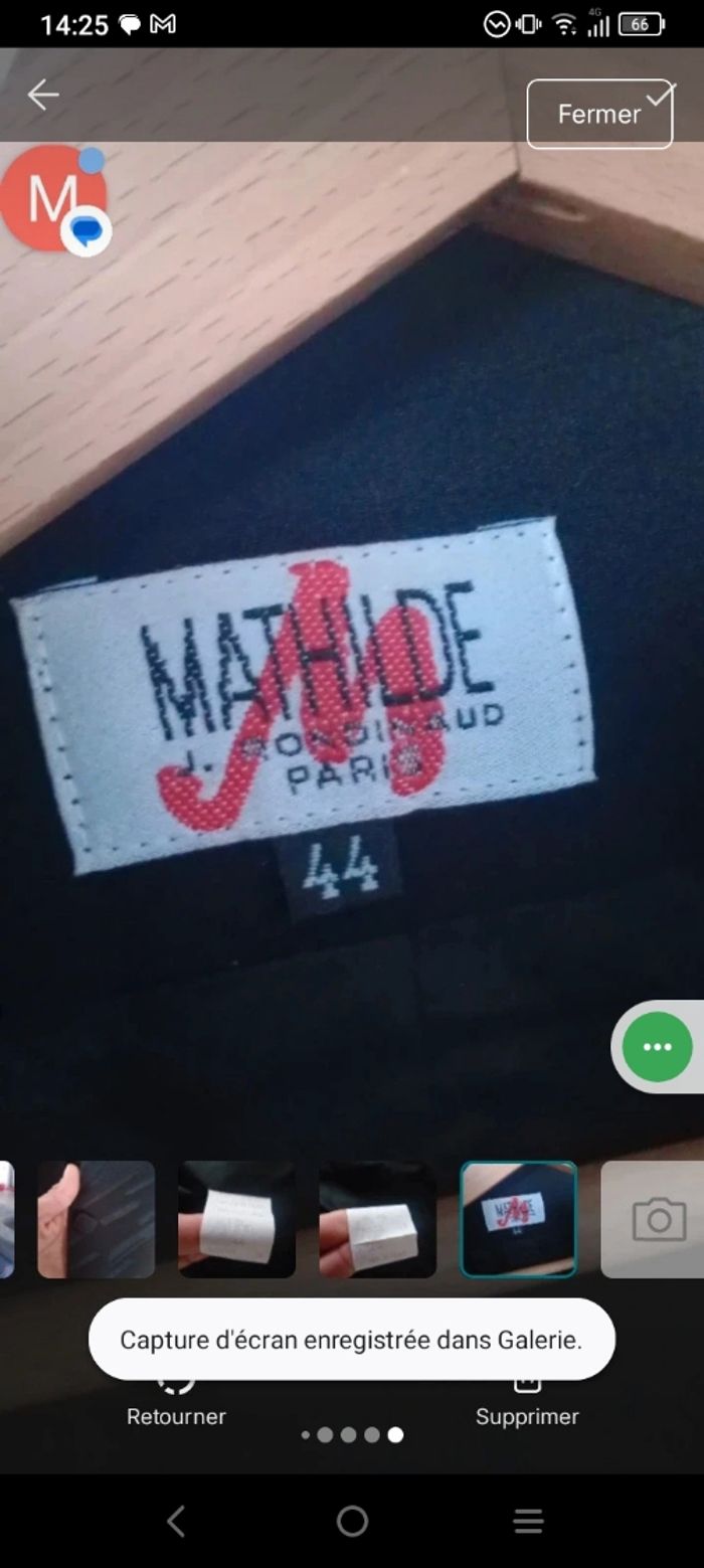 Ensemble robe et blazer noir c79 - photo numéro 10