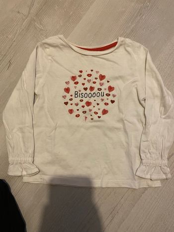 Tee short manches longues vertbaudet