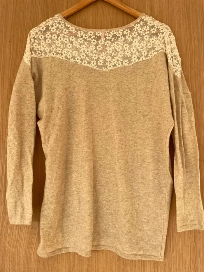 Pull beige sweewe taille unique - photo numéro 2