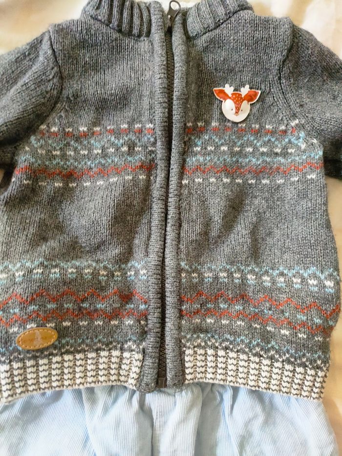 Ensemble gilet et pantalons 9 mois - photo numéro 2