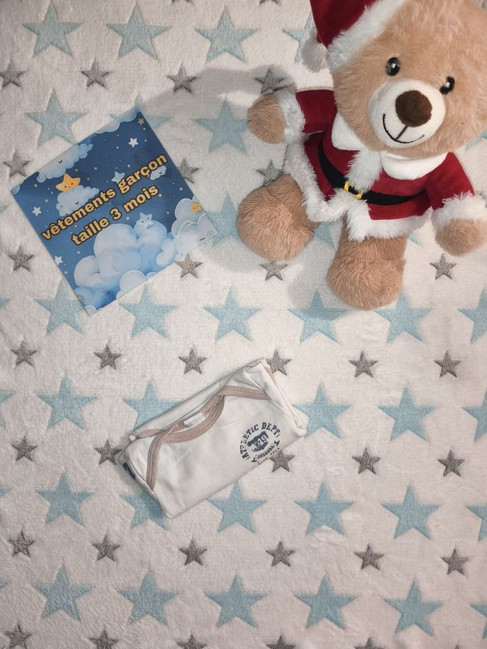 Bodie manches longues Mixte blanc taille 3 mois - photo numéro 3