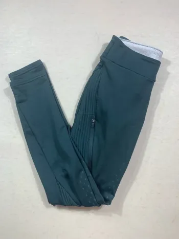 👖 Legging polaire Fouganza – Vert sapin – Taille XS – Très bon état