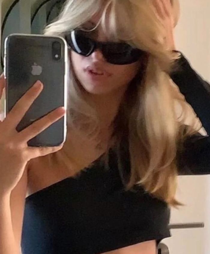 Lunettes Aesthetic Noires Teintées Noires
