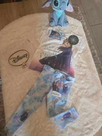 Ensemble haut + leggings la reine de neige taille 2 ans neuf