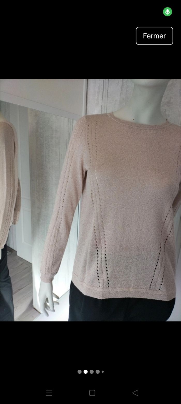 Pull brillant col rond - photo numéro 2