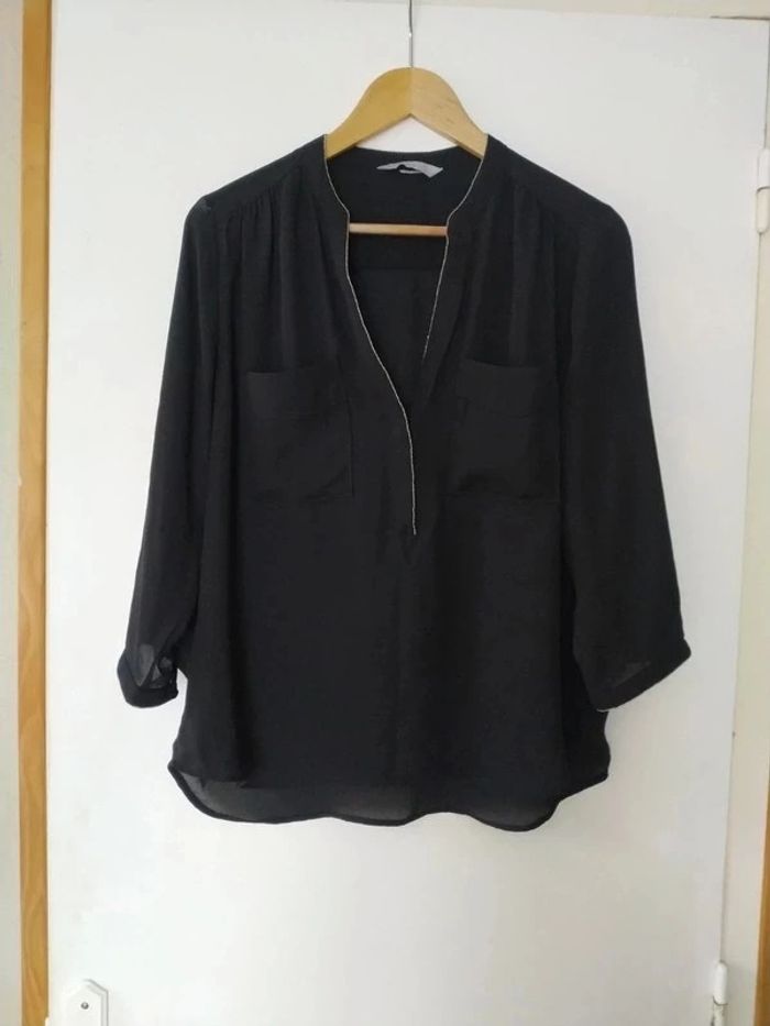 H&M blouse noire taille 40 - photo numéro 4