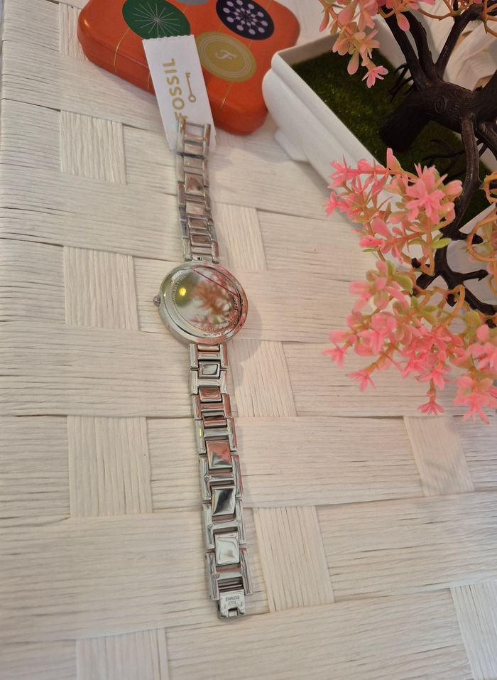 💕jolie Montre Karli à trois aiguilles, bicolore Fossil Femme 💕 - photo numéro 3