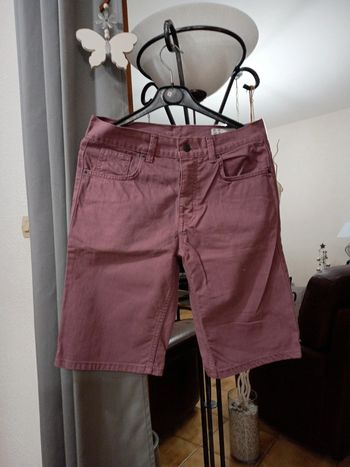 Short violet taille 38 en jeans de marque denim & Co