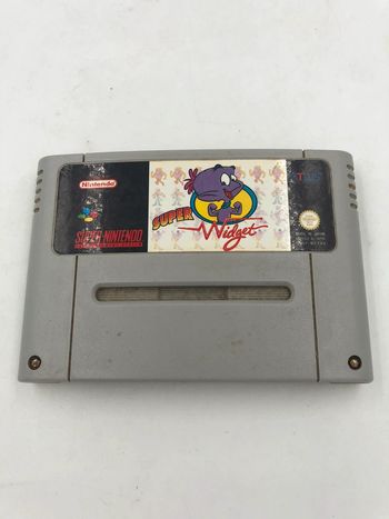 Jeu vidéo Super Widget sur console Super Nintendo