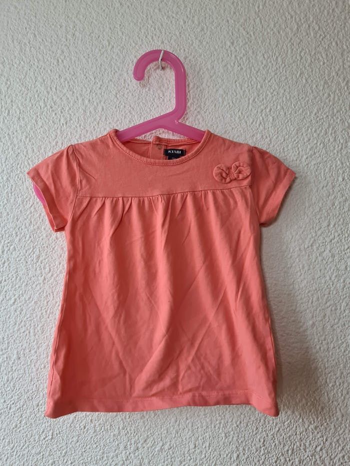 tee-shirt orange Kiabi