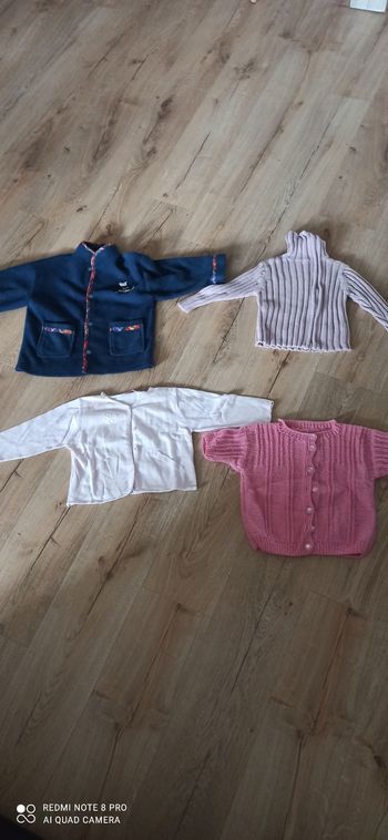 4 gilets 3 ans