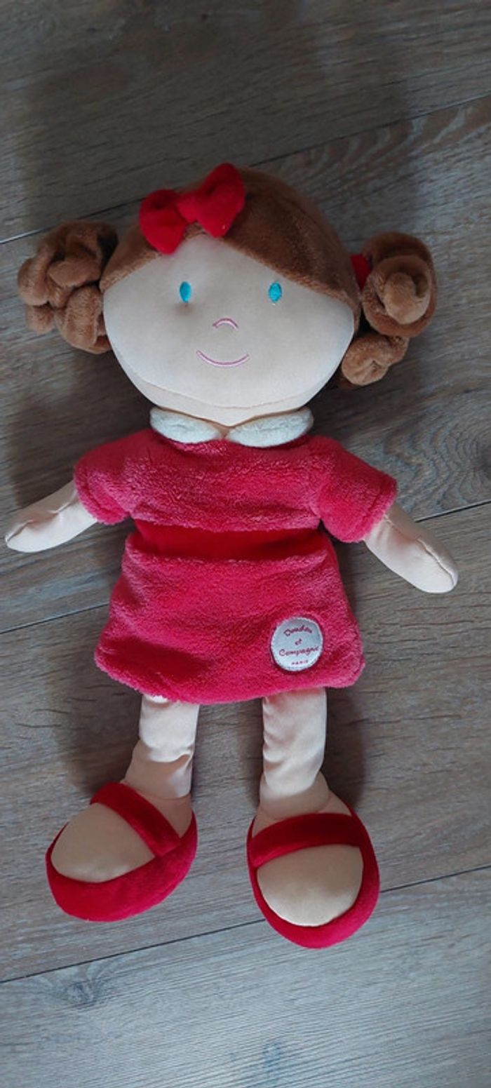 Poupée Melle Framboise grand modèle DC2307 Doudou & Compagnie - photo numéro 4
