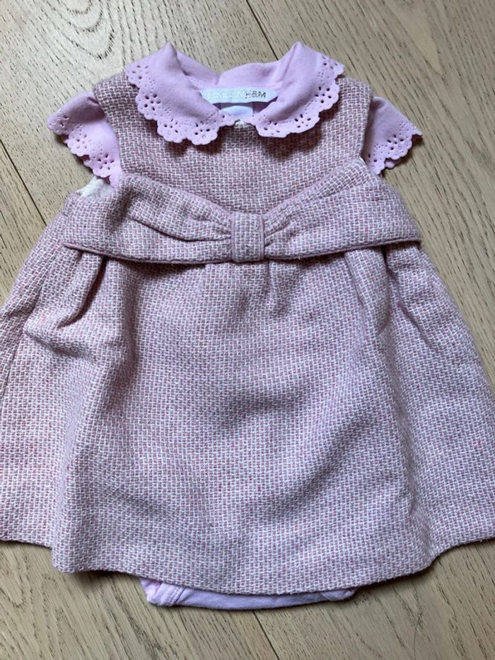 Jolie Robe Zara + body avec col h&M 3 mois