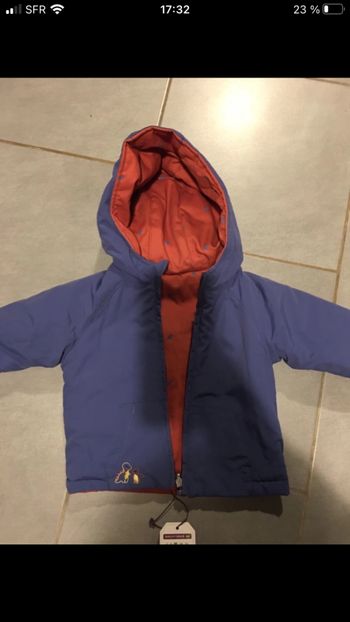 Manteau réversible 12 mois
