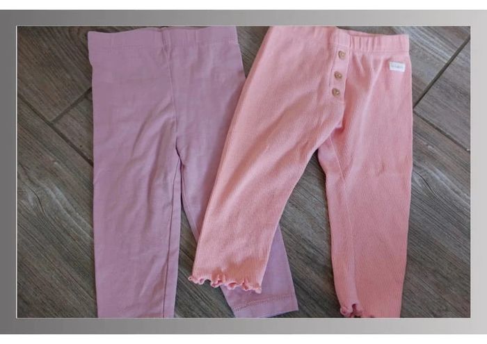 Lot de 2 leggings 12 mois Disney et orchestra