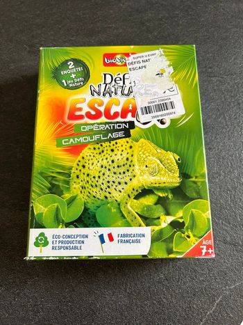 Défi nature escape mission camouflage