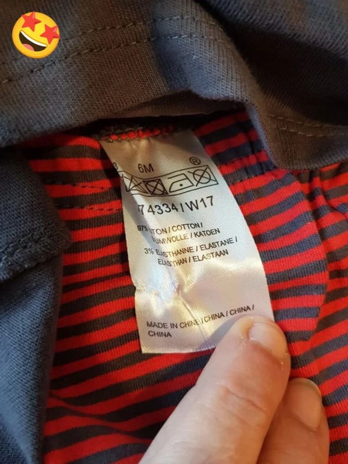 Ensemble 3 pièces Bébé 6 Mois Neuf - photo numéro 10