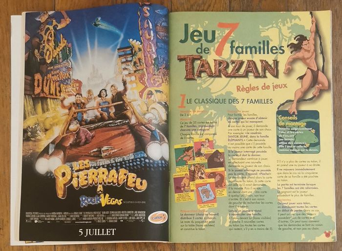 Ancien journal de mickey avec poster champions euro 2000 N°2508 vintage - photo numéro 6