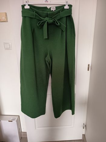 Pantalon large côtelé 