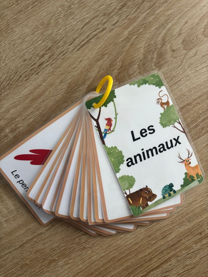 Lot de 12 cartes éducatives des animaux - photo numéro 3