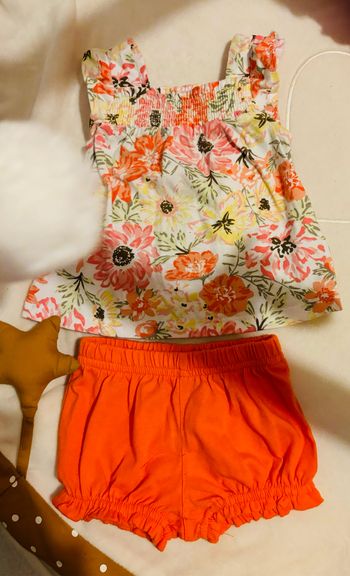 Ensemble tunique et short bébé