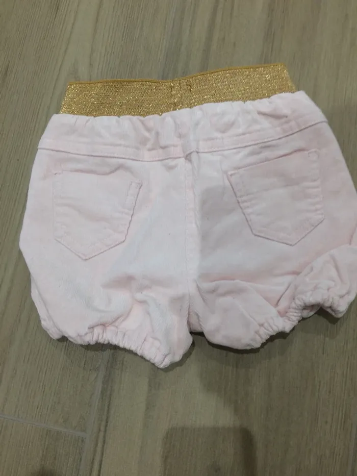 Short fille velours 18 mois - photo numéro 2