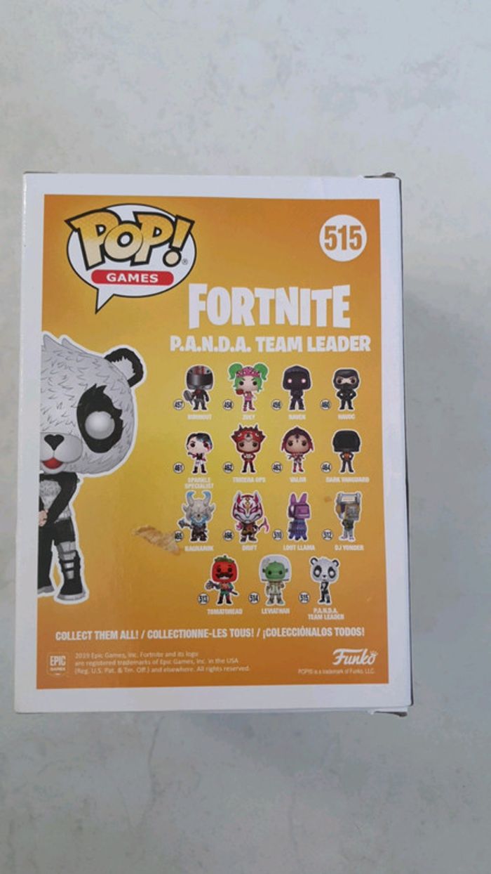 Figurine pop! Panda Fortnite 515 Neuf CHELO5 - photo numéro 4