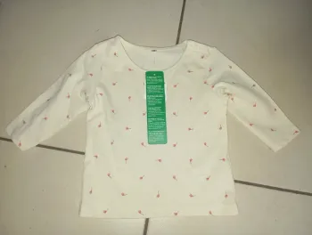 T shirt 4/6 mois fille