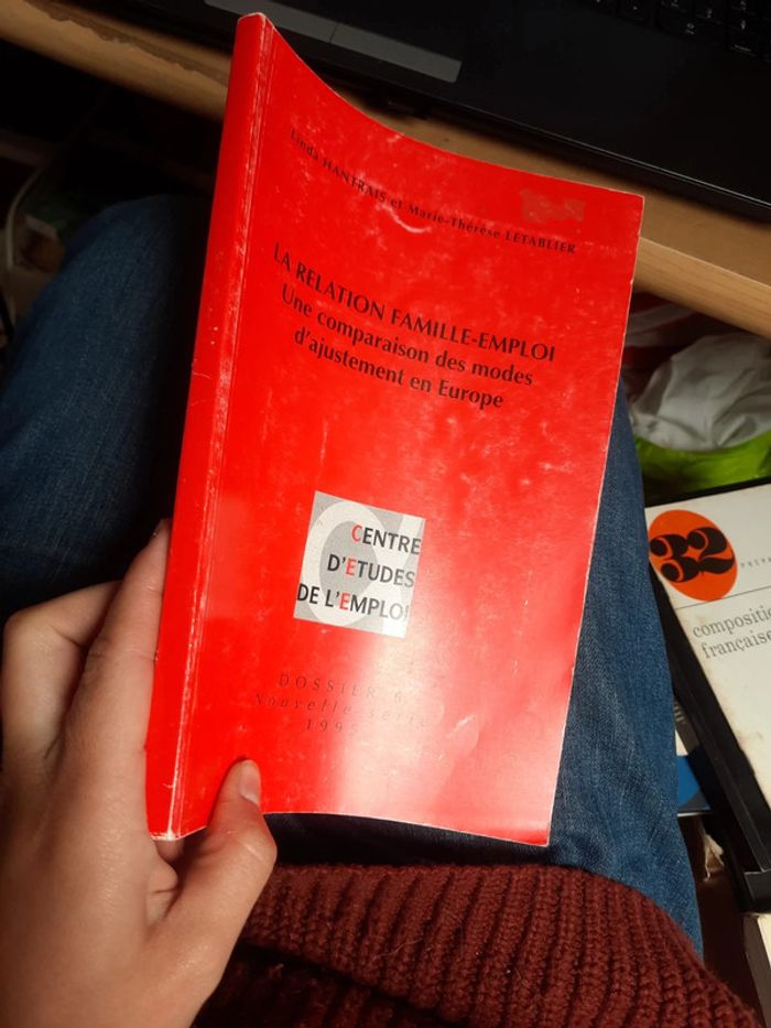 Livre relation famille emploi p o - photo numéro 2